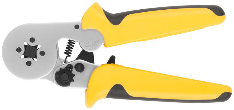 Пресс-клещи для обжима втулочных наконечников 0.25-10мм прорезинен. ручки 175мм FIT 60072