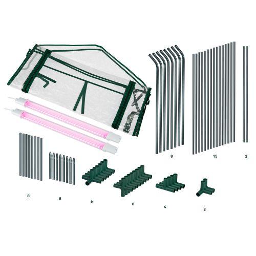 Теплица FITO-House-max со светильниками в компл. 2720х920х920мм 3отсека Эра Б0059876