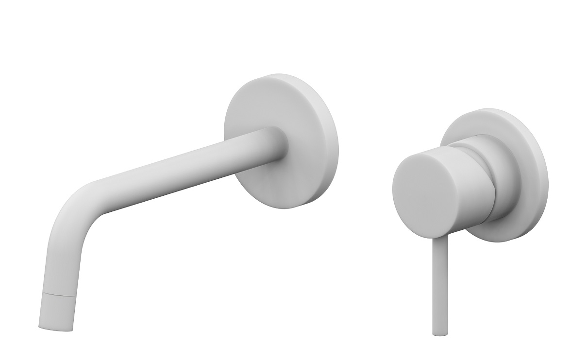 Смеситель для раковины Paffoni LIGHT LIG007BO70 встраиваемый Белый матовый