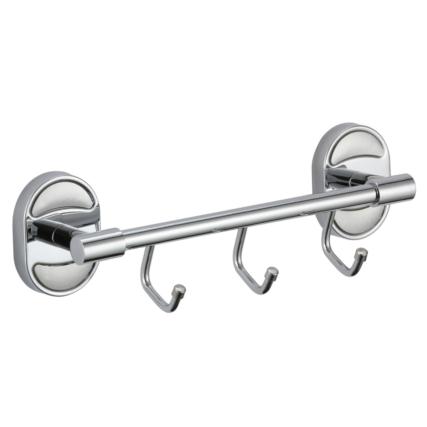 Планка с крючками Savol S-008203-1, хром