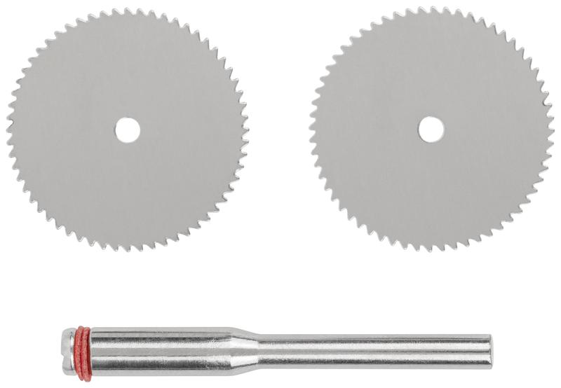 Диск отрезной HSS 2шт и штифт диам. 3мм FIT 36933