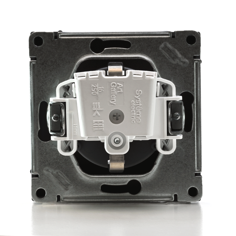 Розетка ArtGallery 16А с заземл. механизм грифель SE GAL000743