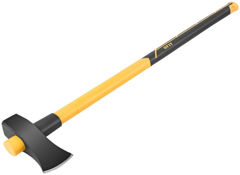 Топор-колун кованый 900мм 2700г фибергласовая длинная ручка FIT 46178