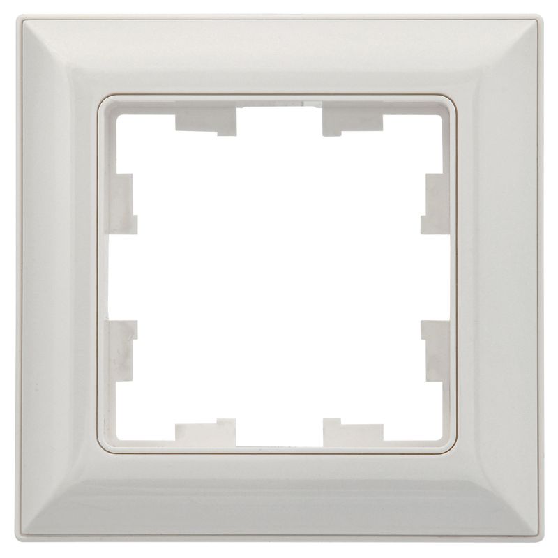 Рамка 1-м BRITE РУ-1-Бр бел./бел. IEK BR-M12-12-K01