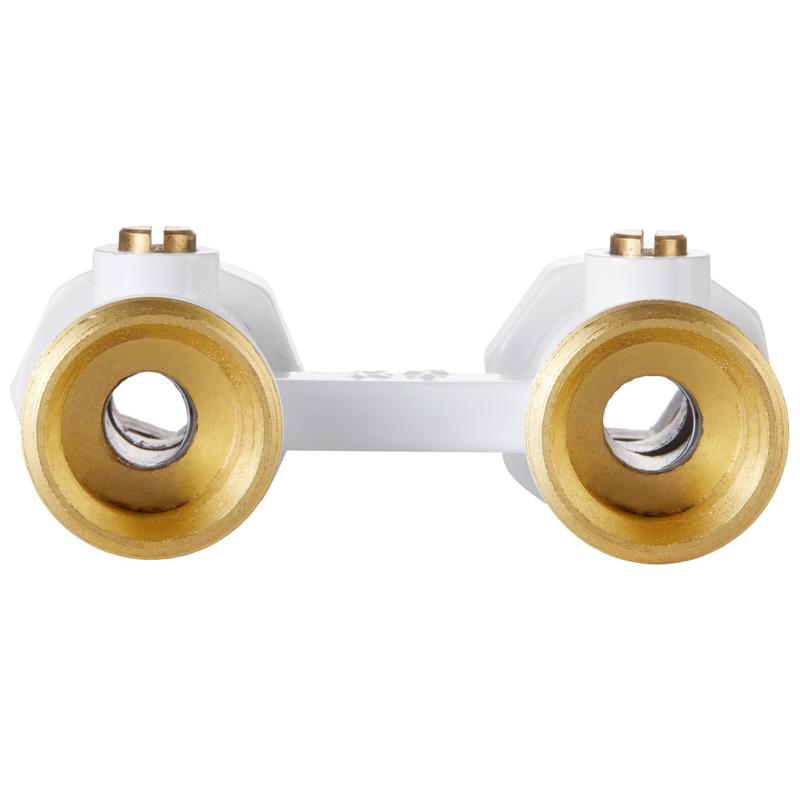 Узел нижнего подключения прямой 1/2дюймх3/4дюйм EK бел. Royal Thermo НС-1559438