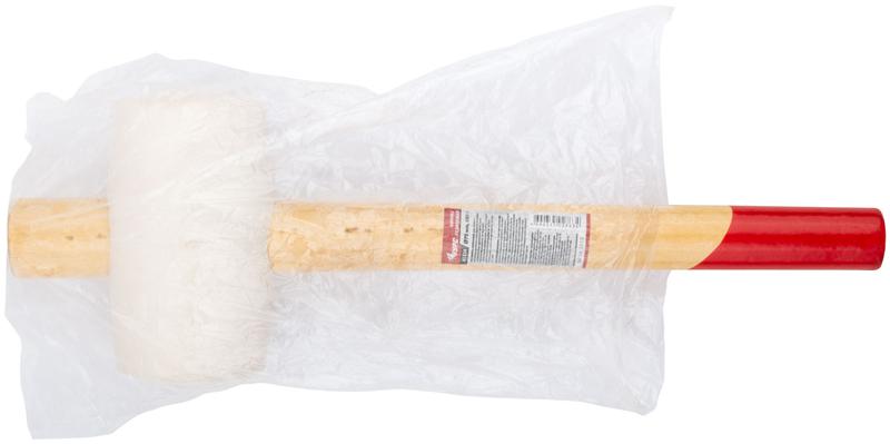 Киянка 70мм 680г деревянная ручка резинов. бел. КУРС 45334