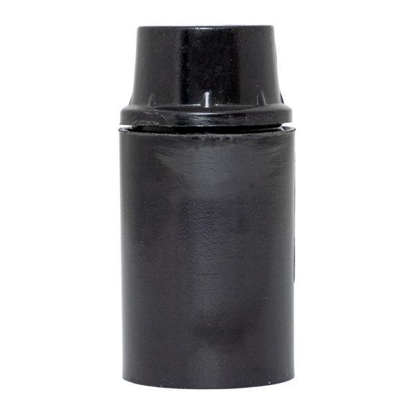 Патрон E14 карболитовый подвесной черн. EKF LHC-E14-s-s