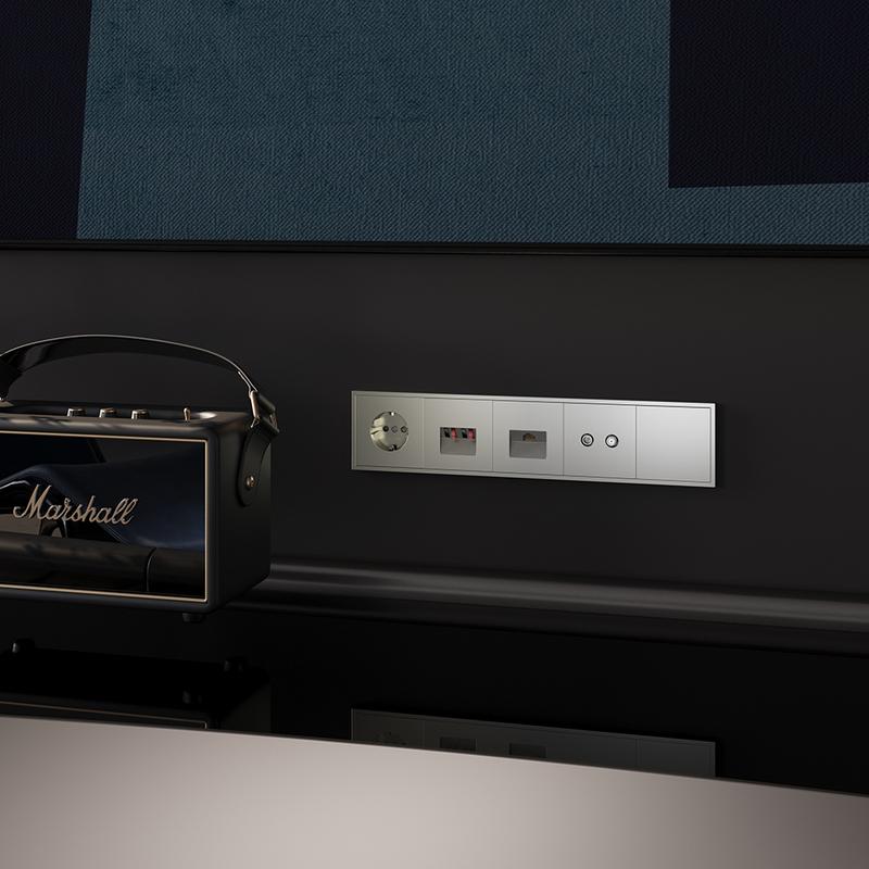 Рамка 5-м S70 пластик. шелк Voltum VLS100504