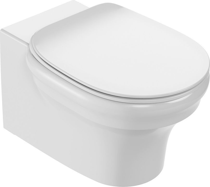 EDZ102-0 Унитаз подвесной Cleo1889 безободковый (БЕЗ СИДЕНЬЯ!!!) Jacob Delafon (313636)