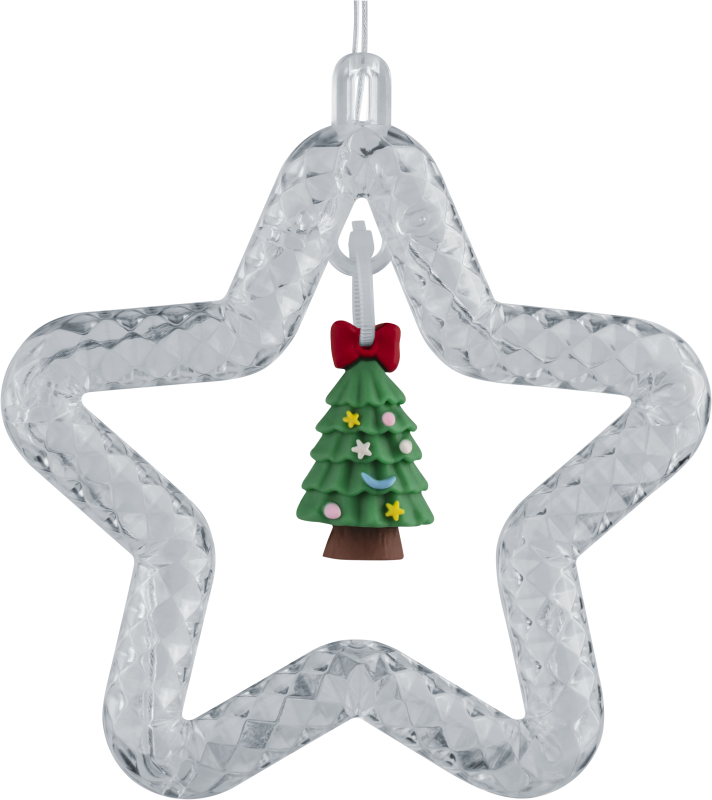 Гирлянда светодиодная "Бахрома" "Звезды и фигурки" 95 014 NGF-D035-03 3х0.6м RGBY IP20 NAVIGATOR 95014