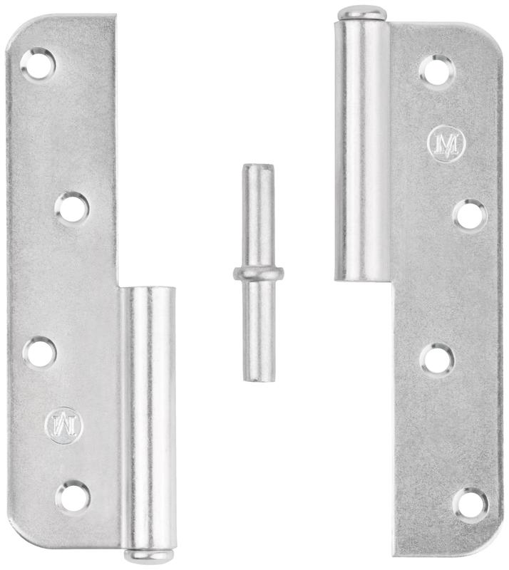 Петля накладная прав. "ПН" 130мм оцинк. 66395