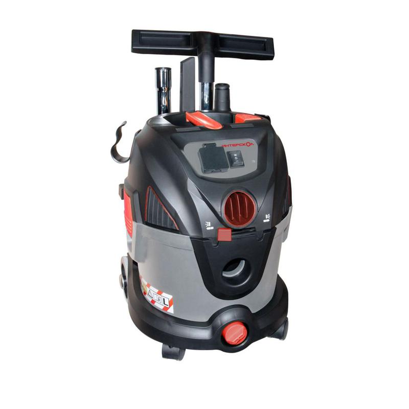 Пылесос строительный ПУ-20/1400Р сух./влаж. уборка розетка с синхр. 20л 1400Вт ИНТЕРСКОЛ 706.1.0.00