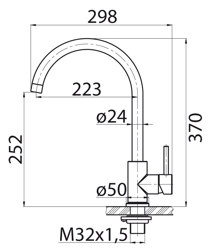 Смеситель для кухни BelBagno BB-LAM03-IN