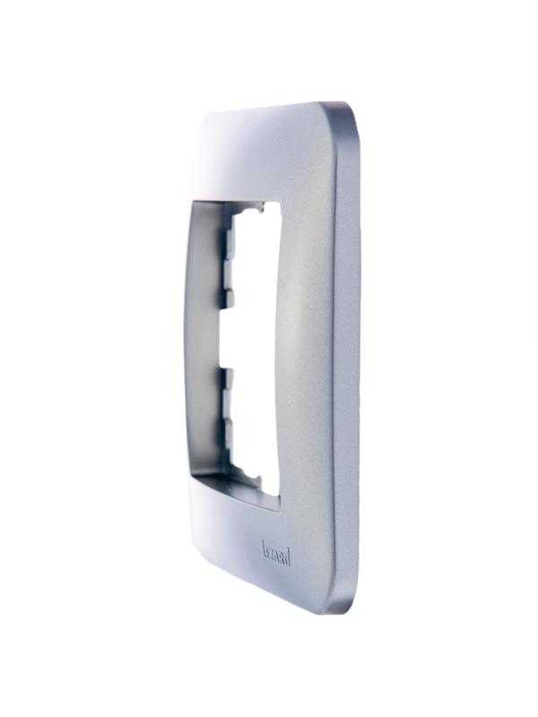 Рамка 1-м Karina Life горизонт. матов. серебр. LEZARD 708-4300-146