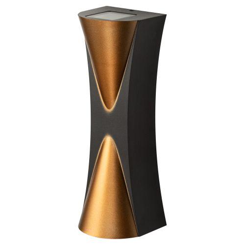 Светильник светодиодный WL43 BK+GD 6Вт 3500К для интерьера/фасадов IP54 черн./зол. Эра Б0054422