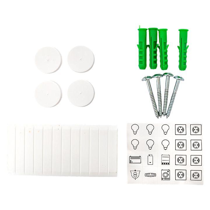 Щит слаботочный навесной Unix 4 габарит IP41 бел. дверь PROxima EKF ux-4m-nw