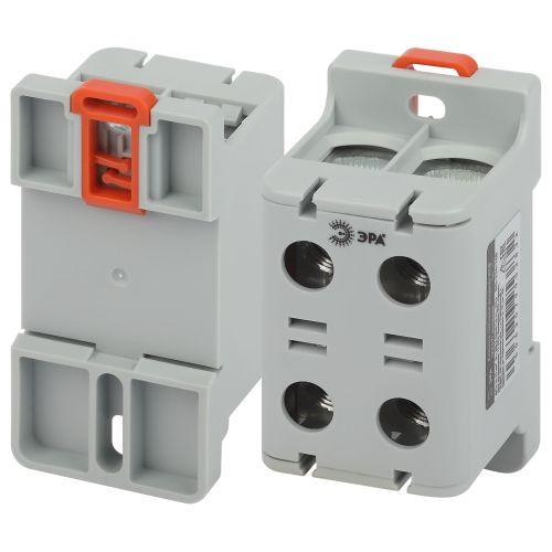 Клемма силовая вводная двойн. КСВ NO-224-140 (KE67) 16-95кв.мм L сер. Эра Б0065605