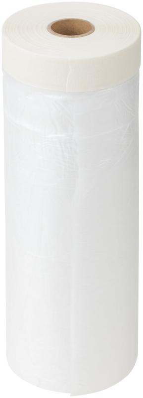 Пленка укрывная с клейкой лентой 8мкм 2400ммх15м FIT 11869