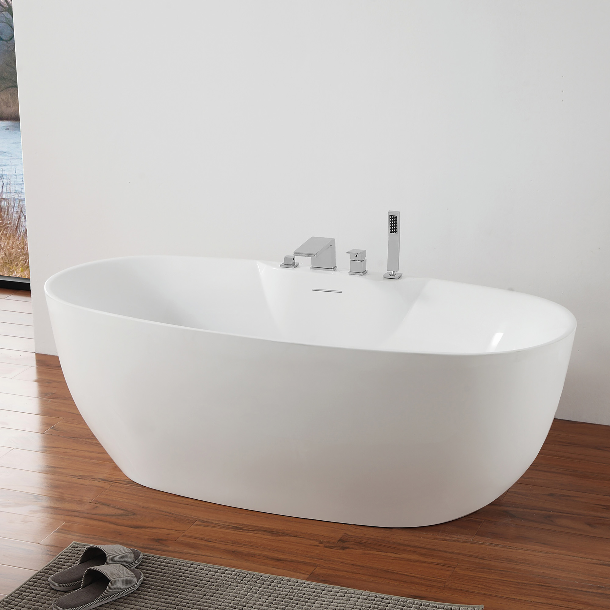 Акриловая ванна ABBER AB9323 белая