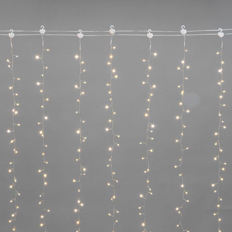 Гирлянда светодиодный занавес из росы "Фейерверк" 3х3м 900 LED IP20 230В тепл. бел. Neon-Night 315-866