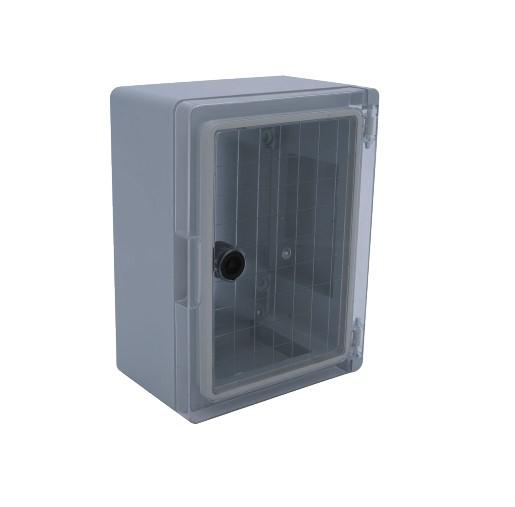 Корпус щита распределительного 250х300х130мм навесной влагозащ. прозр. дверца пластик Cetinkaya Pano CP5020