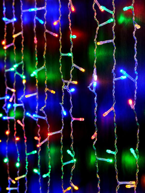 Гирлянда "Занавес" ICLLD300M-C 300LED RGB 3х3м 8 режимов IP20 SHLights 4690601052995