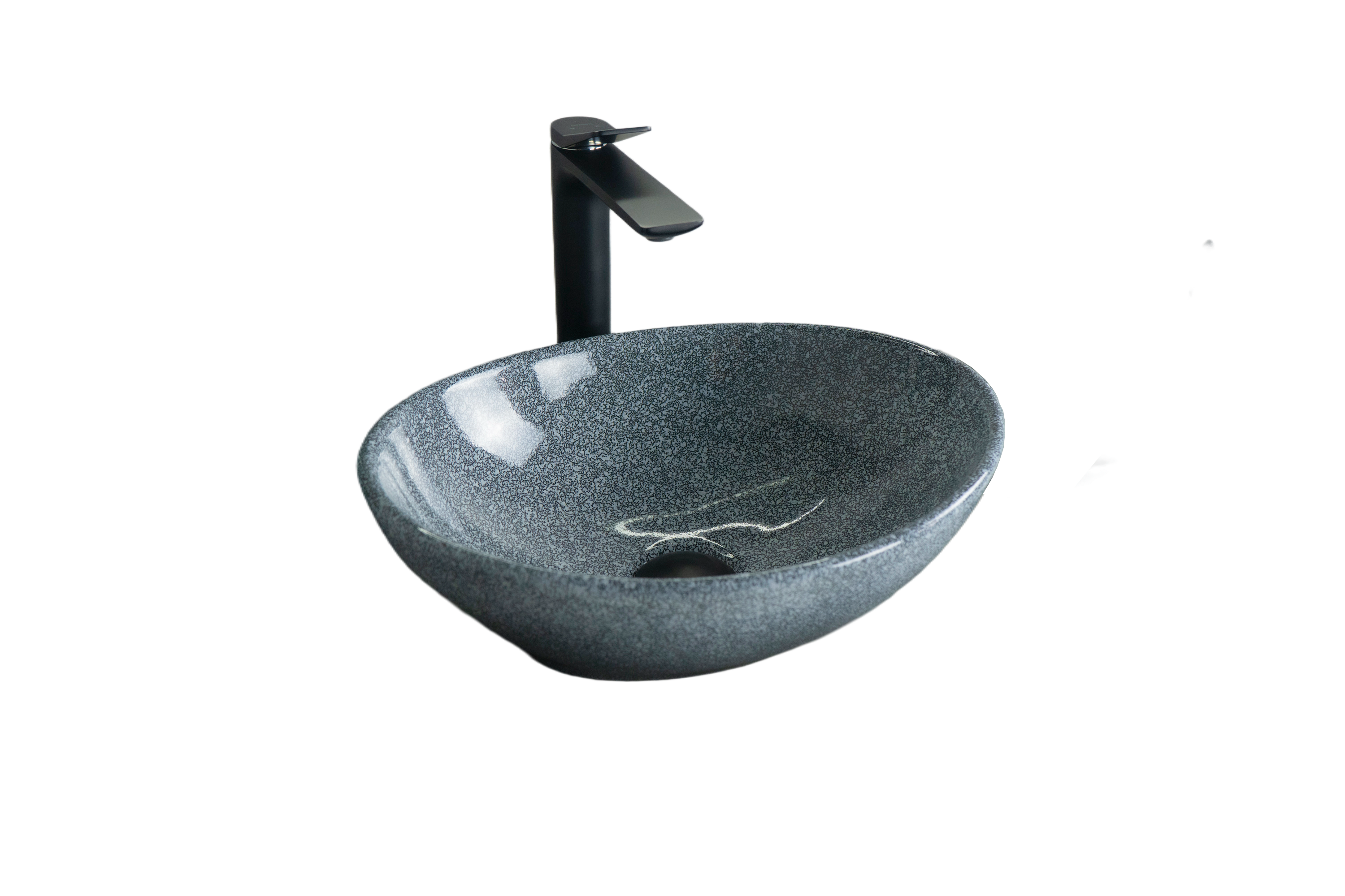 Раковина Gid Mnc331 54430 накладная под камень глянцевая 41x34x15