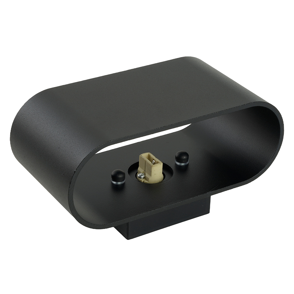 Светильник ДБО G9 без лампы черный