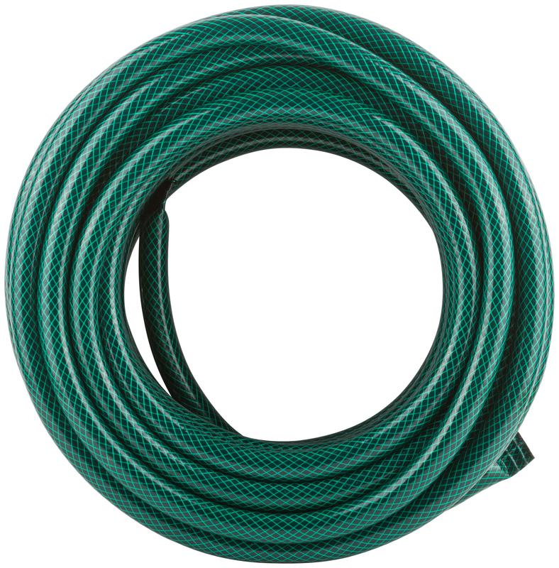 Шланг поливочный трехслойный армированный 3/4дюймх1.5ммх25м зел. КУРС 76308