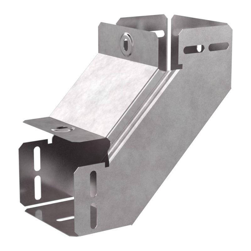 Угол для лотка вертикал. внутр. 90град. 100х80 Стандарт с крышкой Промрукав PR16.0525