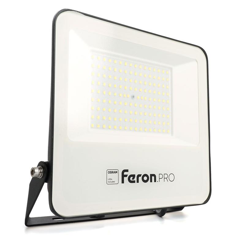 Прожектор светодиодный 100Вт 6400К IP65 AC175-265В/50Гц черн. LL-1000 FERON 41541