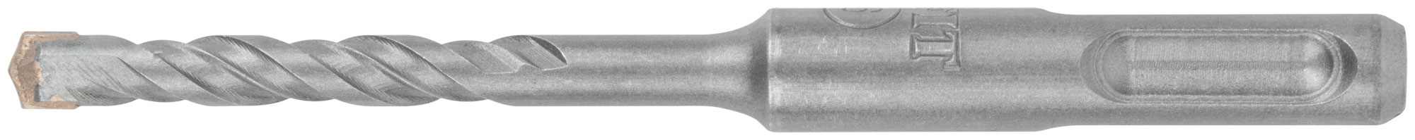 Бур по бетону SDS PLUS, Профи, W-образная вставка, двойная спираль, 6 х 110 мм