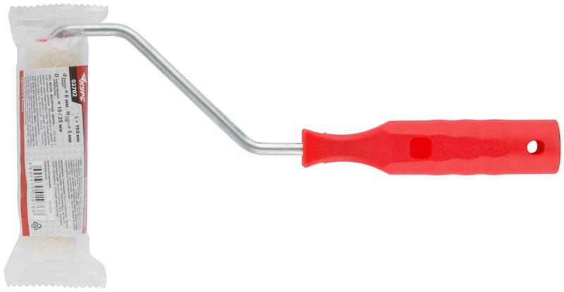 Валик "мини" 100мм d15/25мм ворс 5мм велюр. КУРС 02702