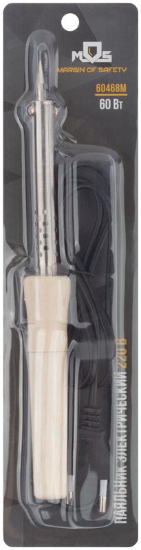 Паяльник 60Вт деревянная ручка MOS 60468М