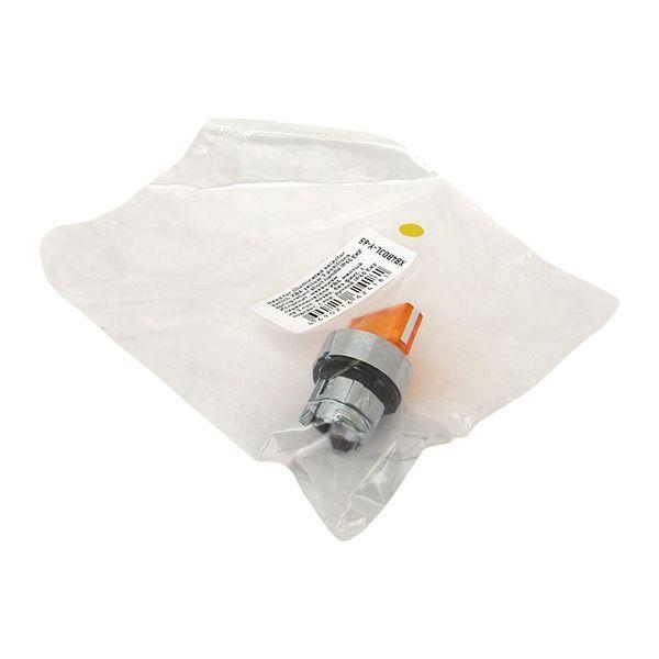 Механизм переключателя исполнительный XB4 IP65 на 3 положения возвратный без фиксации с подсветкой с короткой ручкой желт. EKF XB4BD3L-Y-65