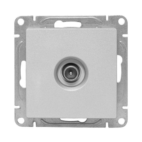 Розетка телевизионная оконечная TV СП Эпика механизм алюм. EKF UP1-SOA-TV-3