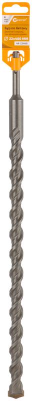 Бур по бетону Profi Plus двойн. спираль три пылеотводящие кромки 22х460мм Cutop 49-22460