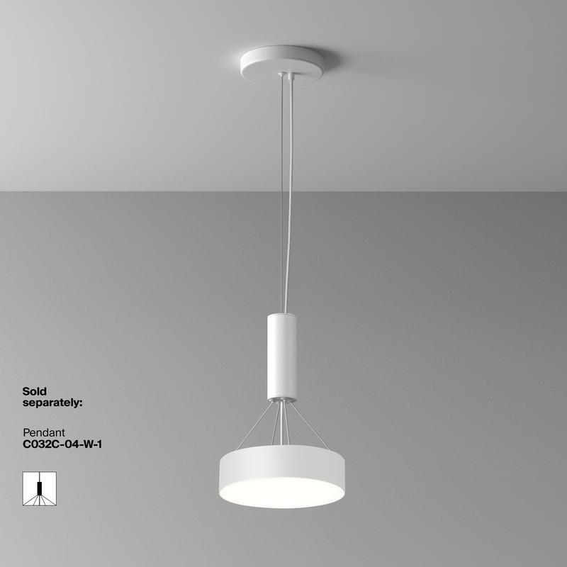 Светильник потолочный 24Вт 4000К Maytoni C032CL-24W4K-RD-W