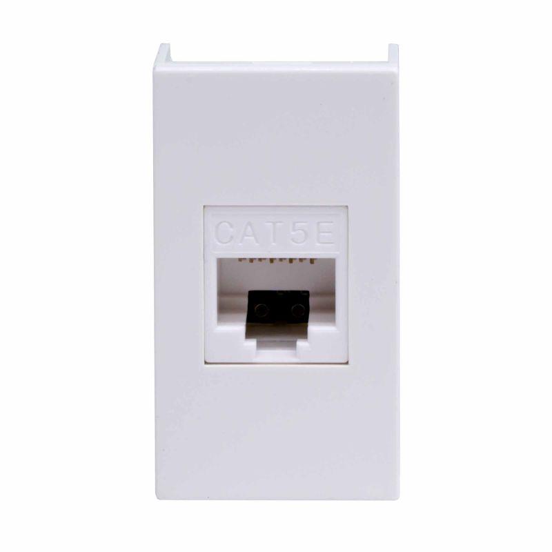 Розетка компьютерная 1-м 1мод. Viva RJ45 кат.5E бел. DKC 45038