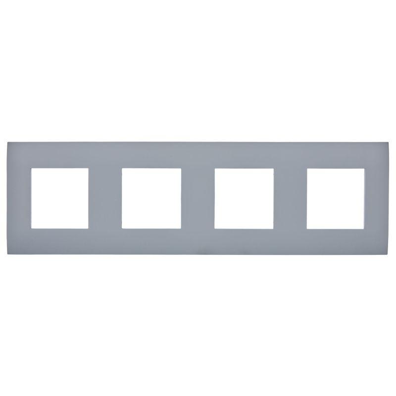 Рамка 4-м SKANDY SK-F04Gr сер. IEK SK-M42-K03