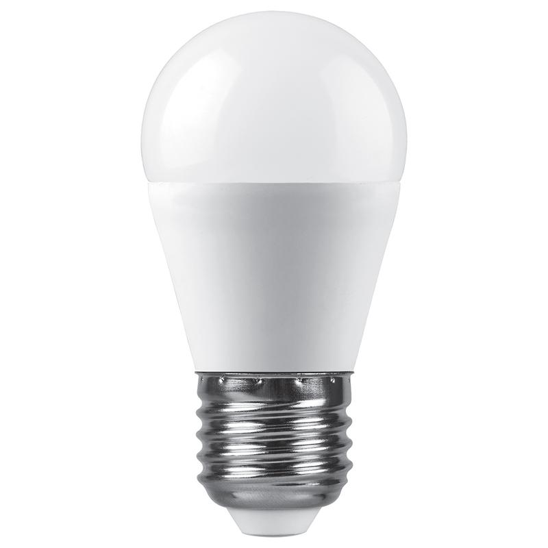 Лампа светодиодная 20Вт 230В E27 6400К G45 SBG4520 SAFFIT 55278