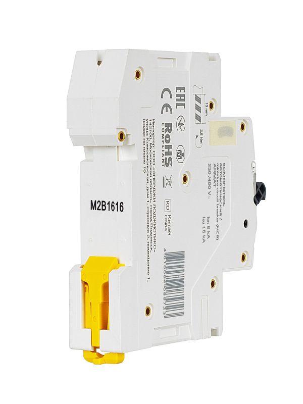 Выключатель автоматический модульный 1п B 16А M06N ARMAT IEK AR-M06N-1-B016