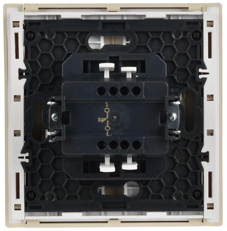 Выключатель 1-кл. FORTE&PIANO 10А FP410 с самовозвратом ваниль IEK FP-V14-0-10-1-K10