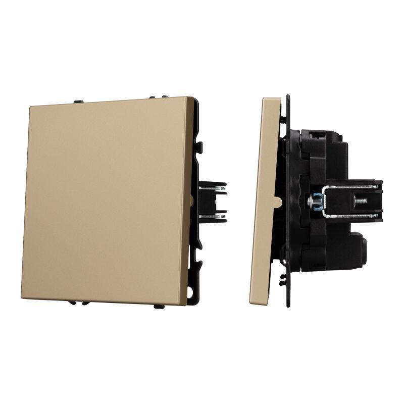 Механизм выключателя одноклавишный перекрестный SWT-NOBE-MKX1-SFPL-GD 230В 10А Arlight 054250