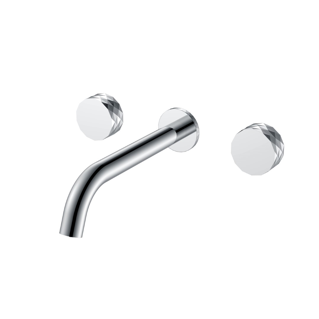 Смеситель из стены STICK DIAMOND на 3 отв. CHROME