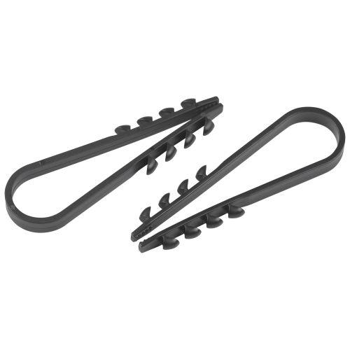 Дюбель-хомут 5-10мм для круглого кабеля NO-224-225 черн. (уп.100шт) Эра Б0066288