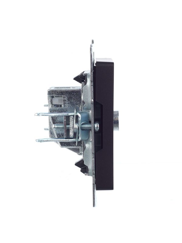 Розетка телевизионная оконечная TV СП Brite РТВ11-0-БрЧ механизм черн. IEK BR-A10-O-K02