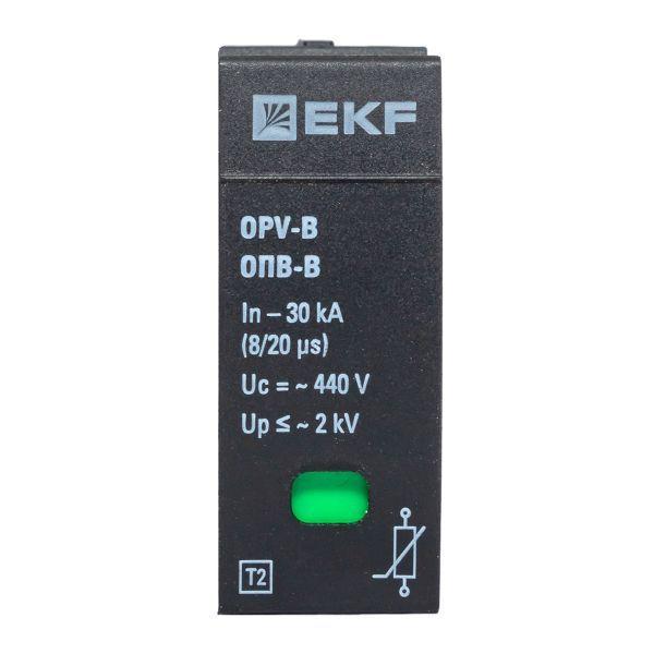 Модуль сменный к ОПВ-B In-30кА 440В с сигн. EKF opv-b-module