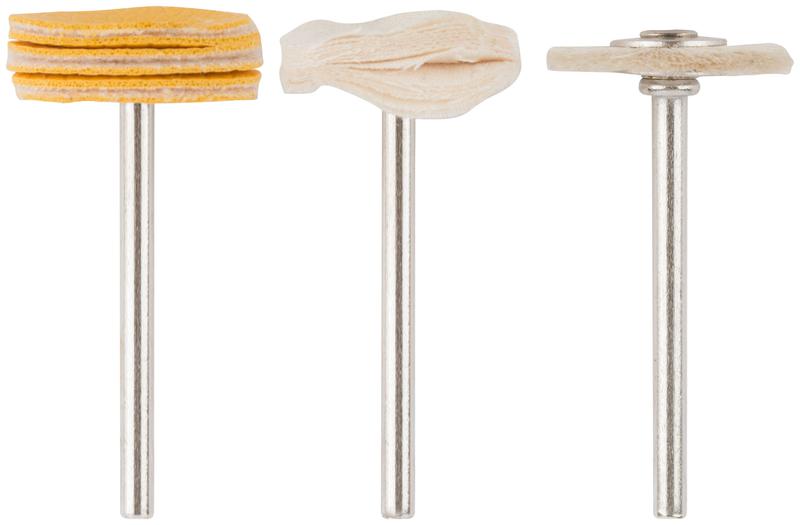 Круг полировочный набор 3шт FIT 36920