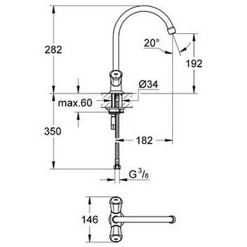 Смеситель Grohe Costa L 31831001 для кухни